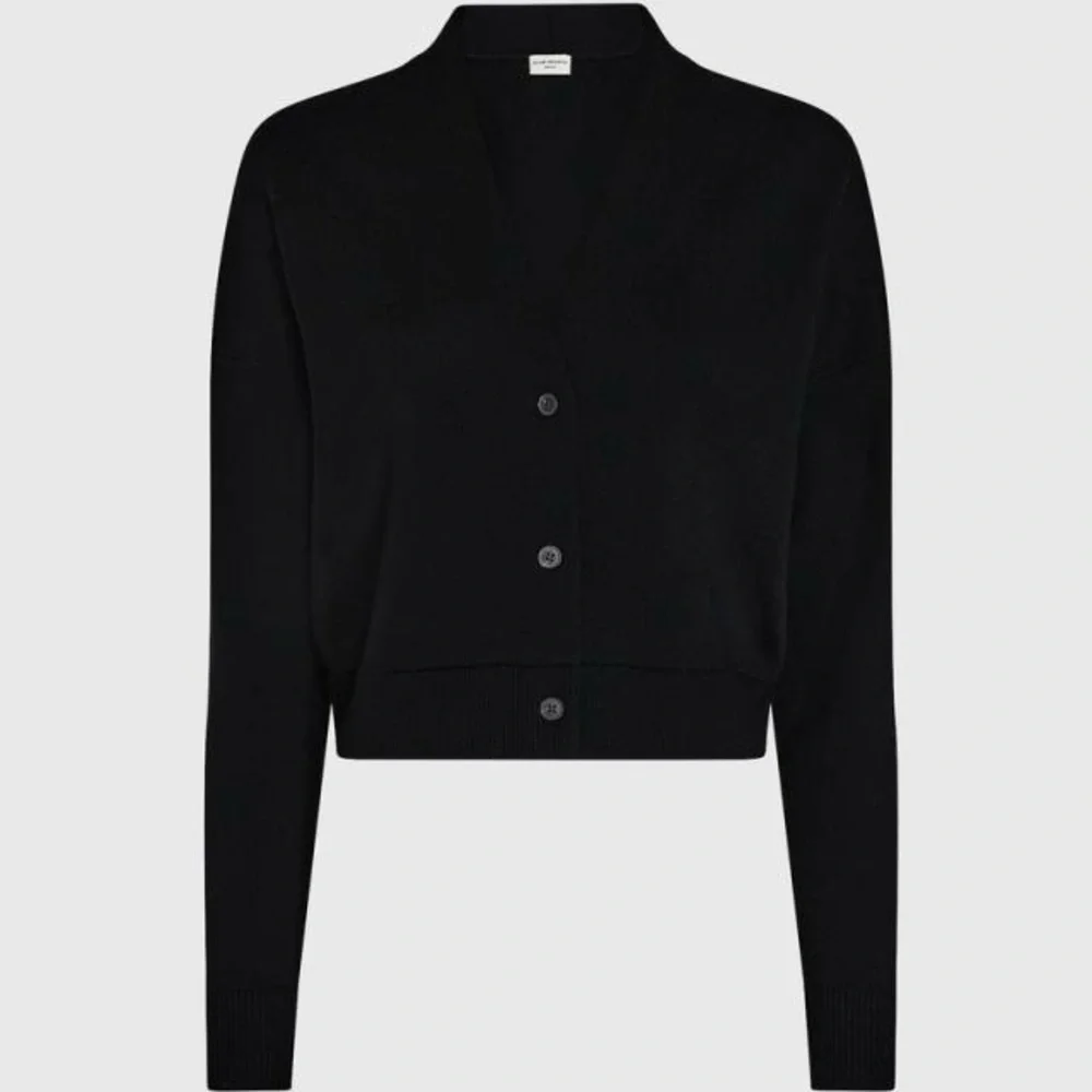 NWT CLUB MONACO MERINO RELAXED CARDIGAN BLACK (size XXS) - Picture 2 of 9